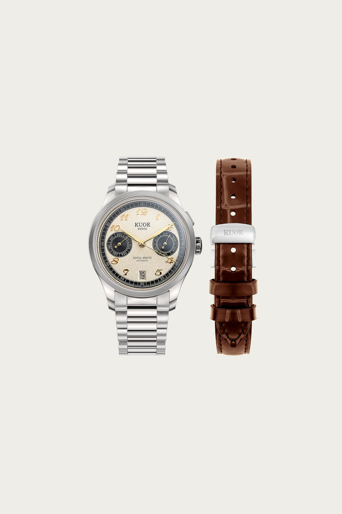 Kuoe Watches - Royal Smith - 90-010 - Panda Dial/Silver Case - Stainless Steel Bracelet - Canoe Club