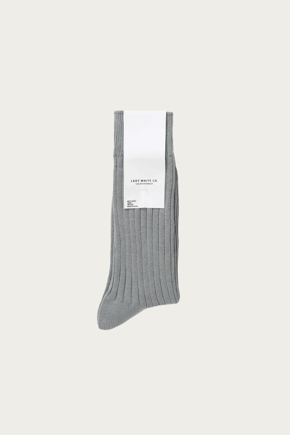 Lady White Co. - LWC Socks - Steel Grey - Canoe Club