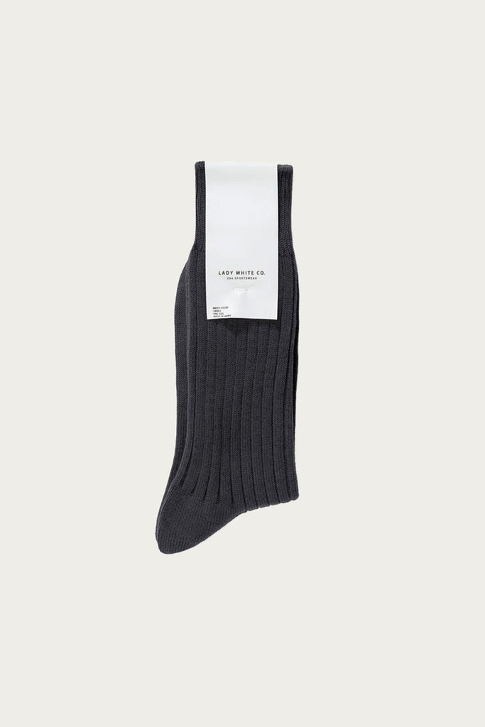 Lady White Co. - LWC Socks - Tire Black - Canoe Club