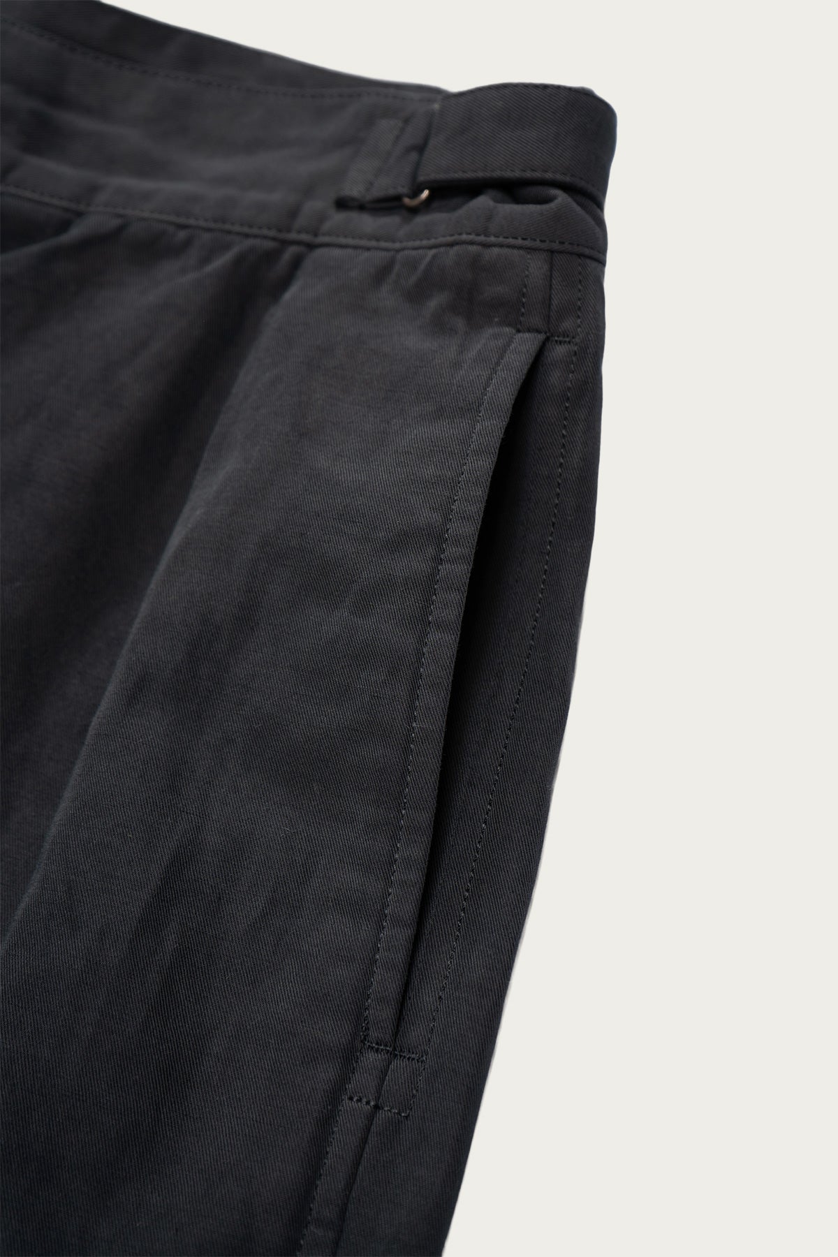 Lady White Co. - Lady White Co. x Kaptain Sunshine Cotton/Linen Shorts - Charcoal - Canoe Club