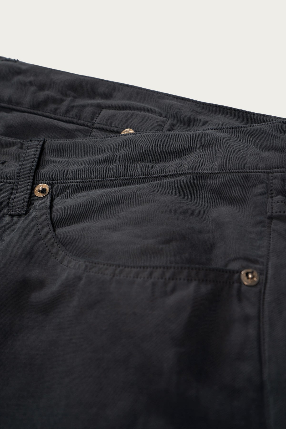 Lady White Co. - Lady White Co. x Kaptain Sunshine Cotton/Linen Trousers - Charcoal - Canoe Club