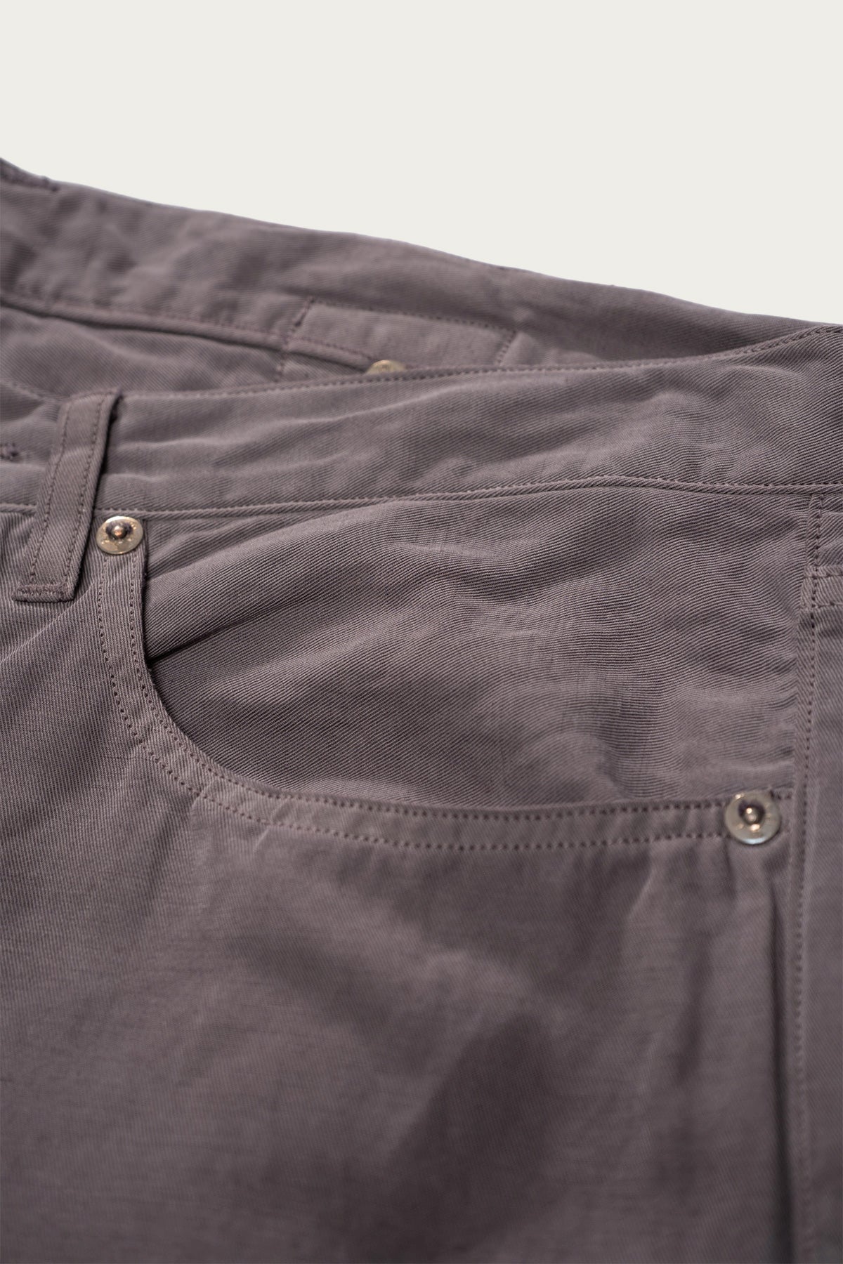 Lady White Co. - Lady White Co. x Kaptain Sunshine Cotton/Linen Trousers - Dust Grey - Canoe Club