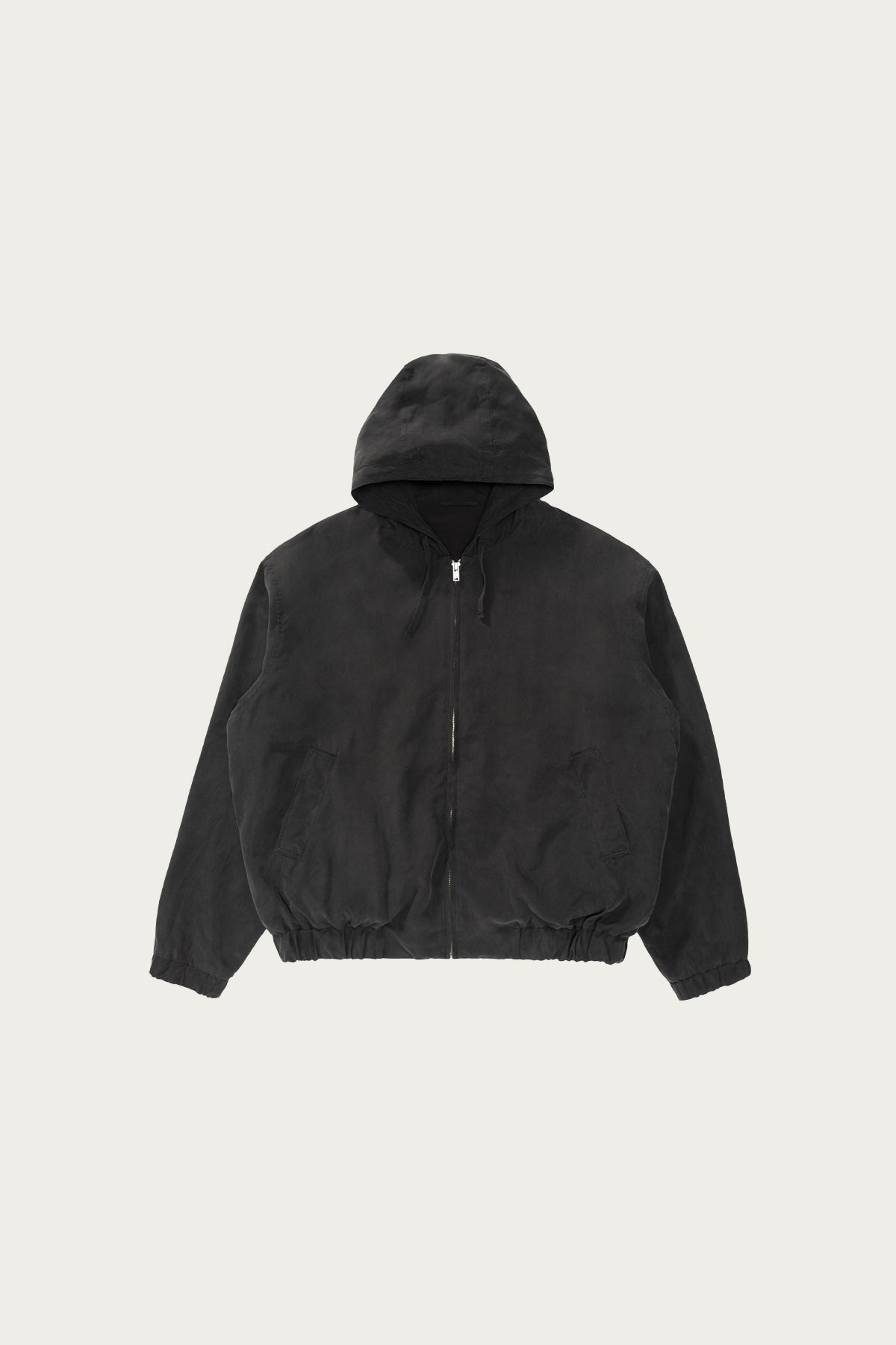 Lady White Co. - Lady White Co. x Kaptain Sunshine Silk Zip Parka - Faded Black - Canoe Club