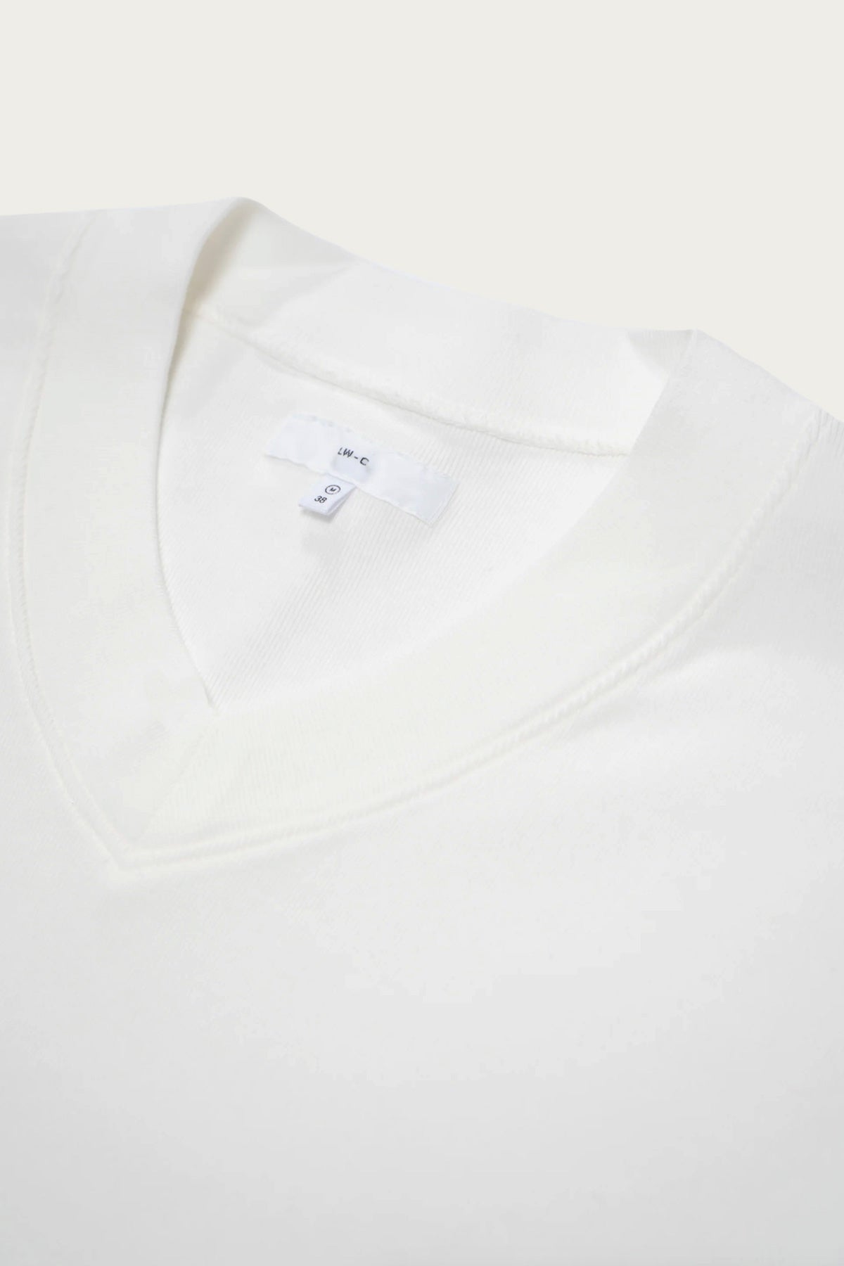 Lady White Co. - High V-Neck Tee - White - Canoe Club