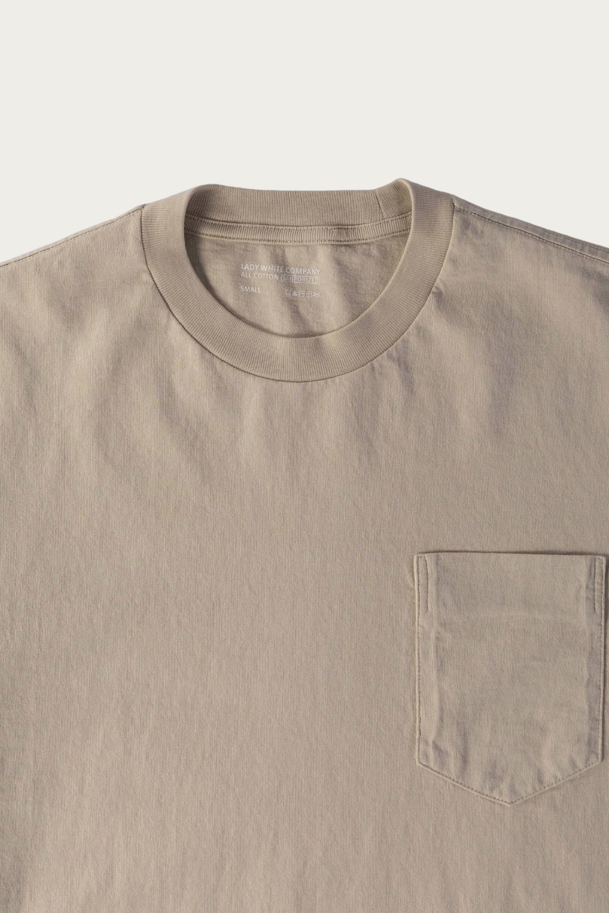 Lady White Co. - Municipal Pocket Tee - Paper - Canoe Club