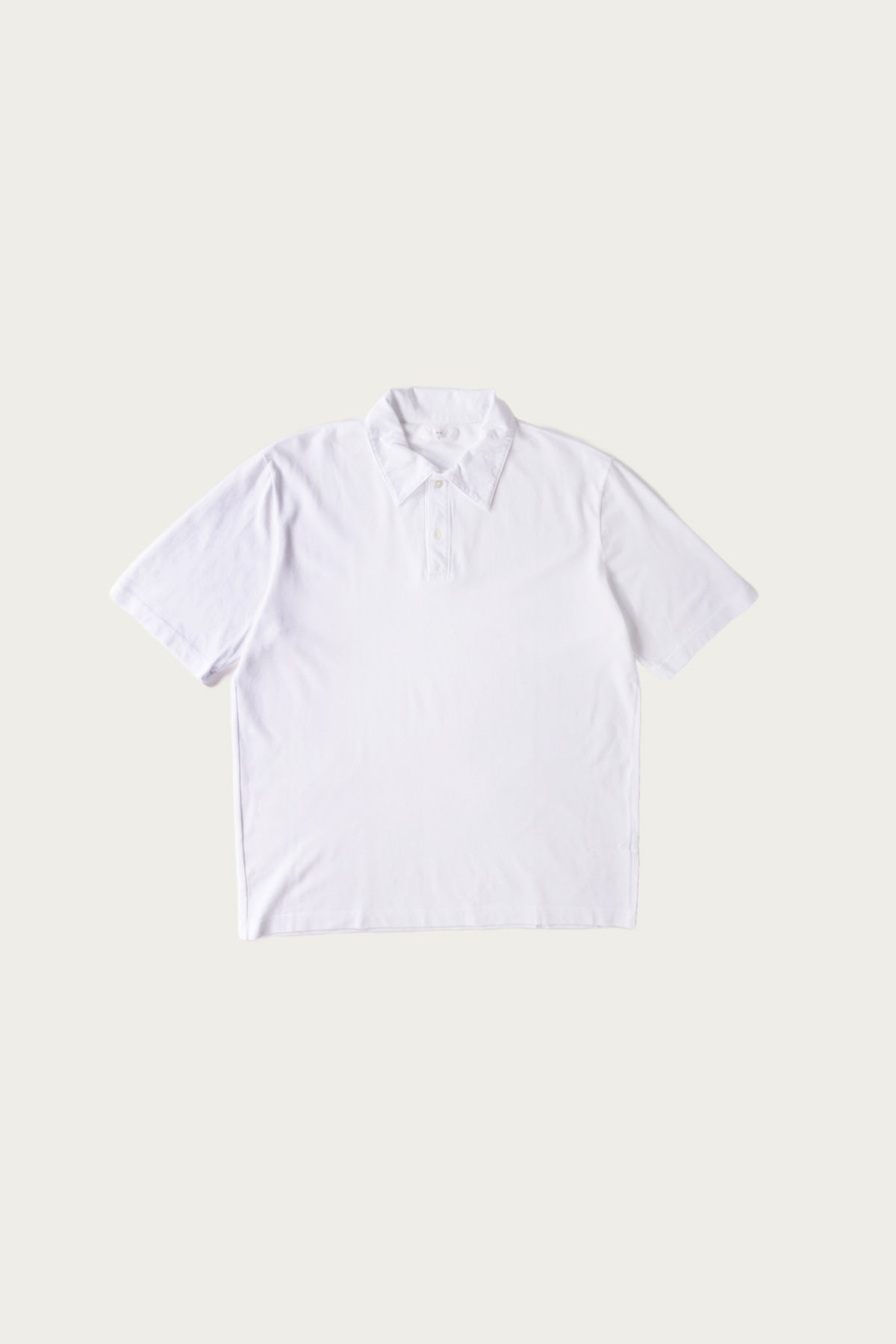 Lady White Co. - Pique Two Button Polo - White - Canoe Club
