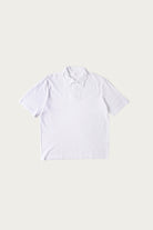 Lady White Co. - Pique Two Button Polo - White - Canoe Club