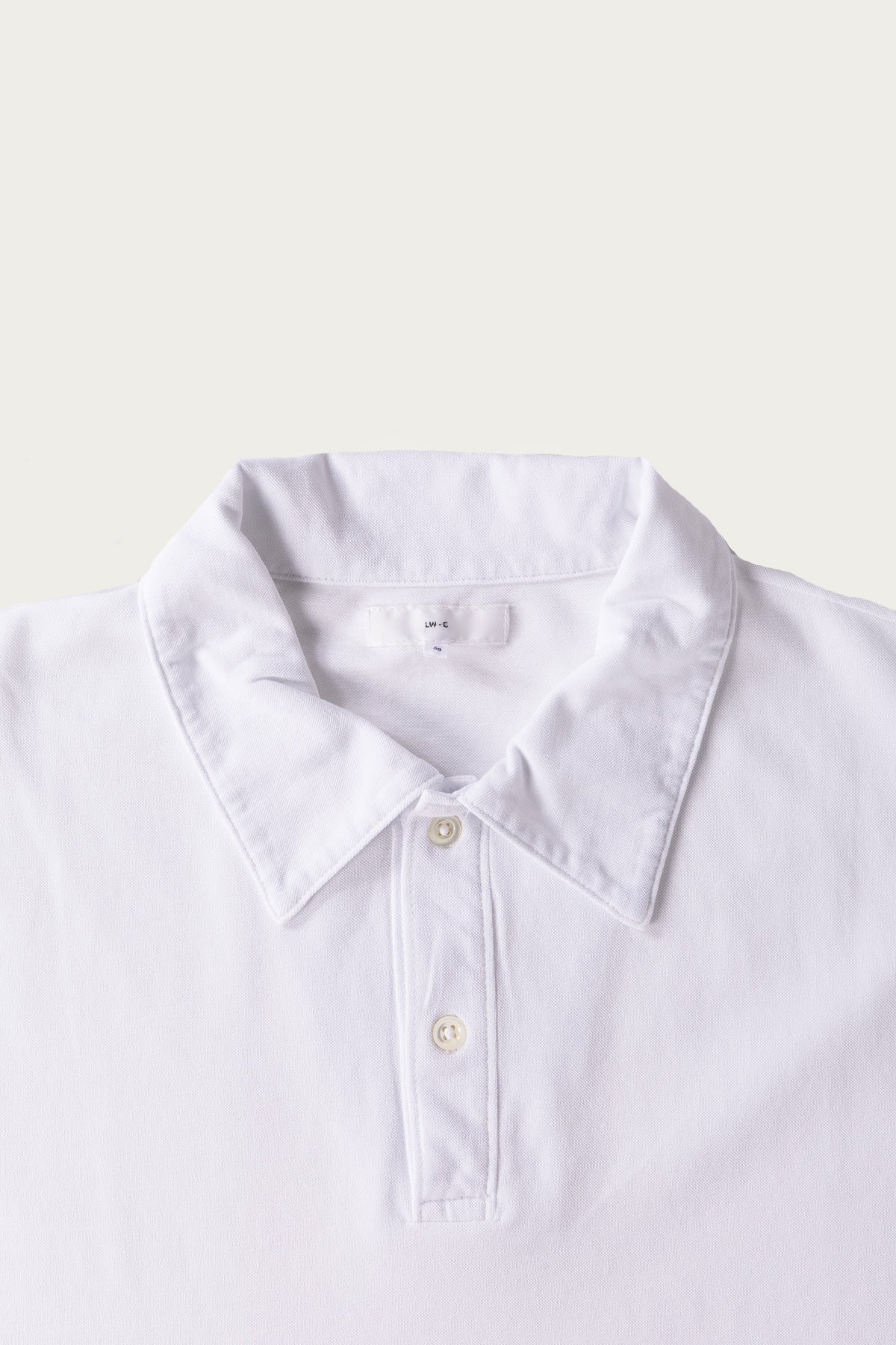 Lady White Co. - Pique Two Button Polo - White - Canoe Club