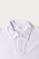 Lady White Co. - Pique Two Button Polo - White - Canoe Club