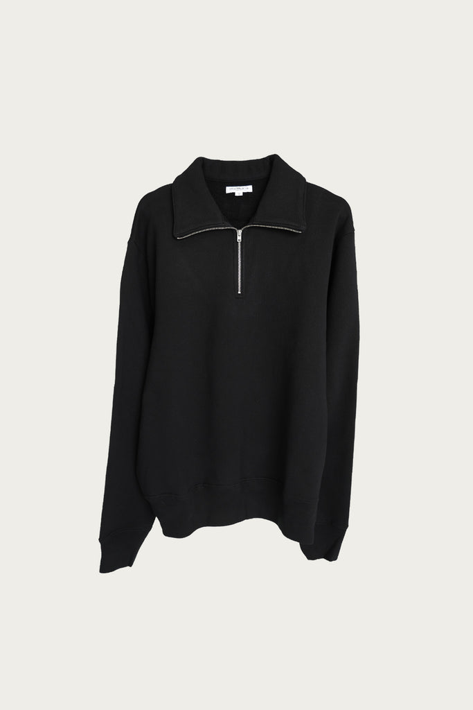 Lady White Co. - Quarter Zip Sweatshirt - Black - Canoe Club