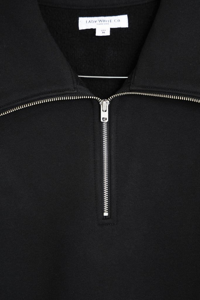 Lady White Co. - Quarter Zip Sweatshirt - Black - Canoe Club