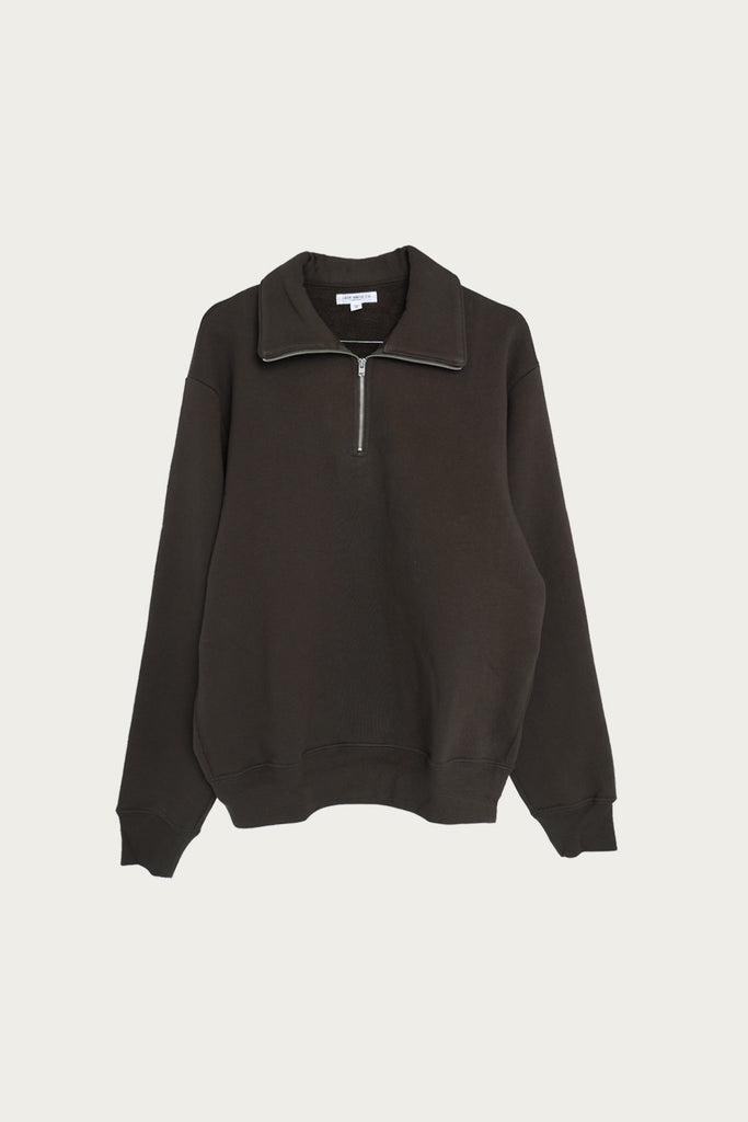 Lady White Co. - Quarter Zip Sweatshirt - Black Olive - Canoe Club