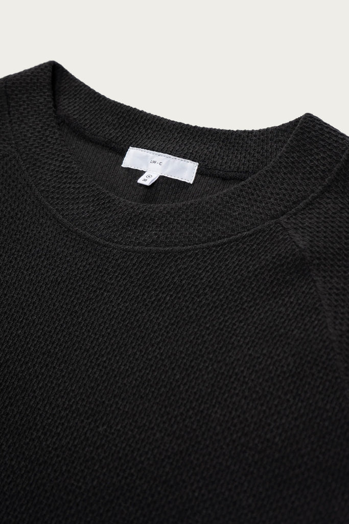 Lady White Co. - Raglan Thermal - Charcoal Pigment - Canoe Club