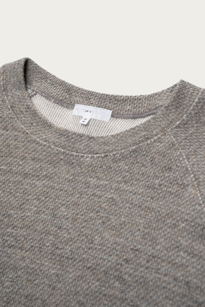 Lady White Co. - Raglan Thermal - Grey Melange - Canoe Club