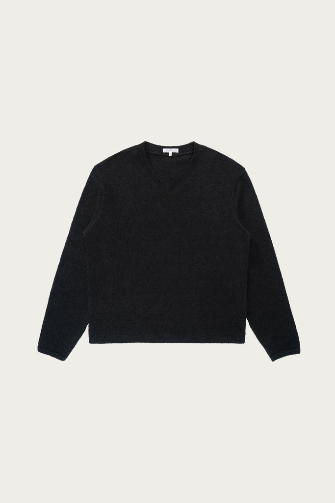 Lady White Co. - Teddy High V Neck - Black - Canoe Club