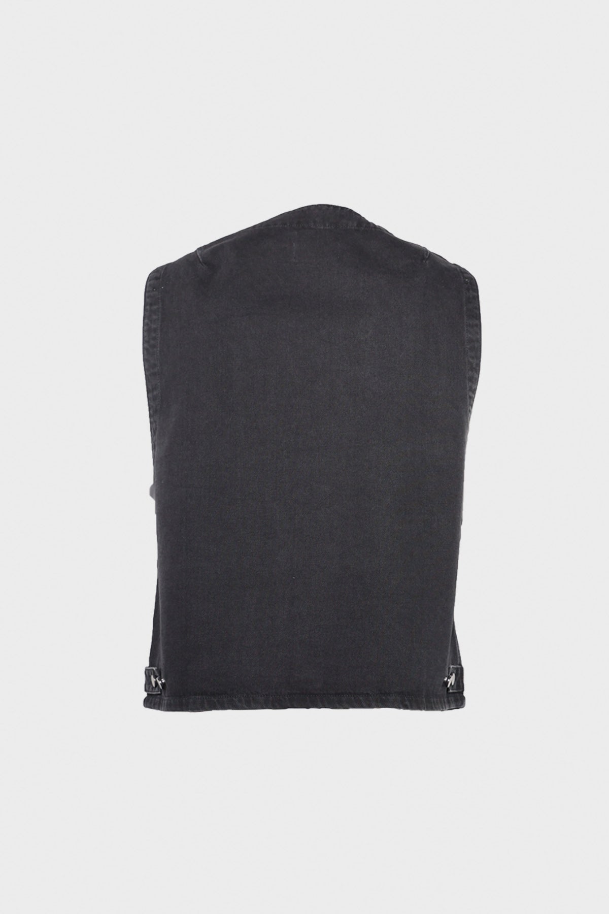 Lemaire - 4 Pocket Gilet - Denim Soft Bleached Black - Canoe Club