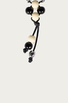 Lemaire - Beaded Key Ring - Black/White - Canoe Club