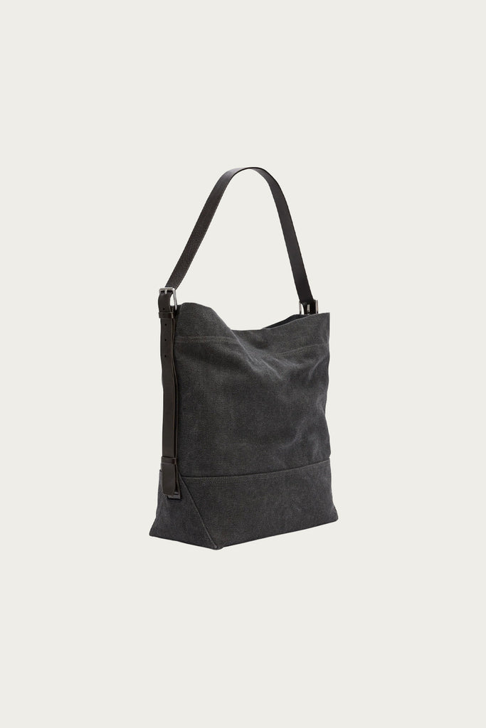 Lemaire - Belted Tote Bag - Ash Black - Canoe Club