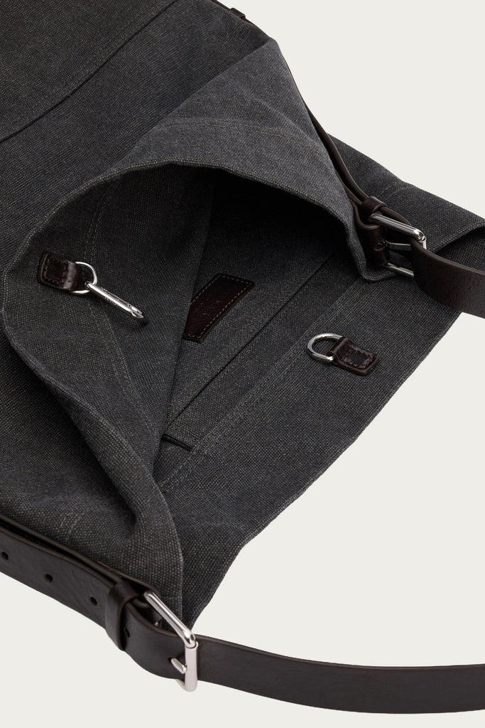 Lemaire - Belted Tote Bag - Ash Black - Canoe Club