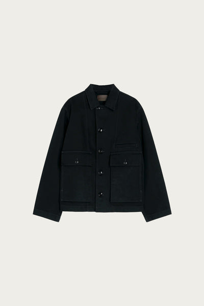Lemaire Boxy Jacket | Black | Canoe Club