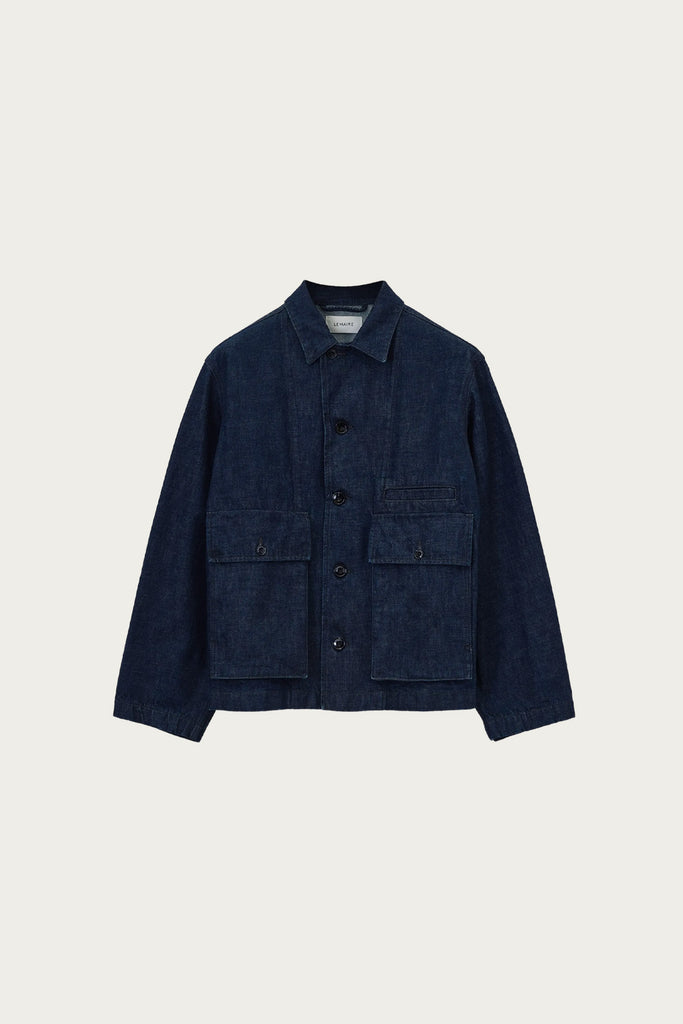 Lemaire - Boxy Jacket - Denim Indigo - Canoe Club