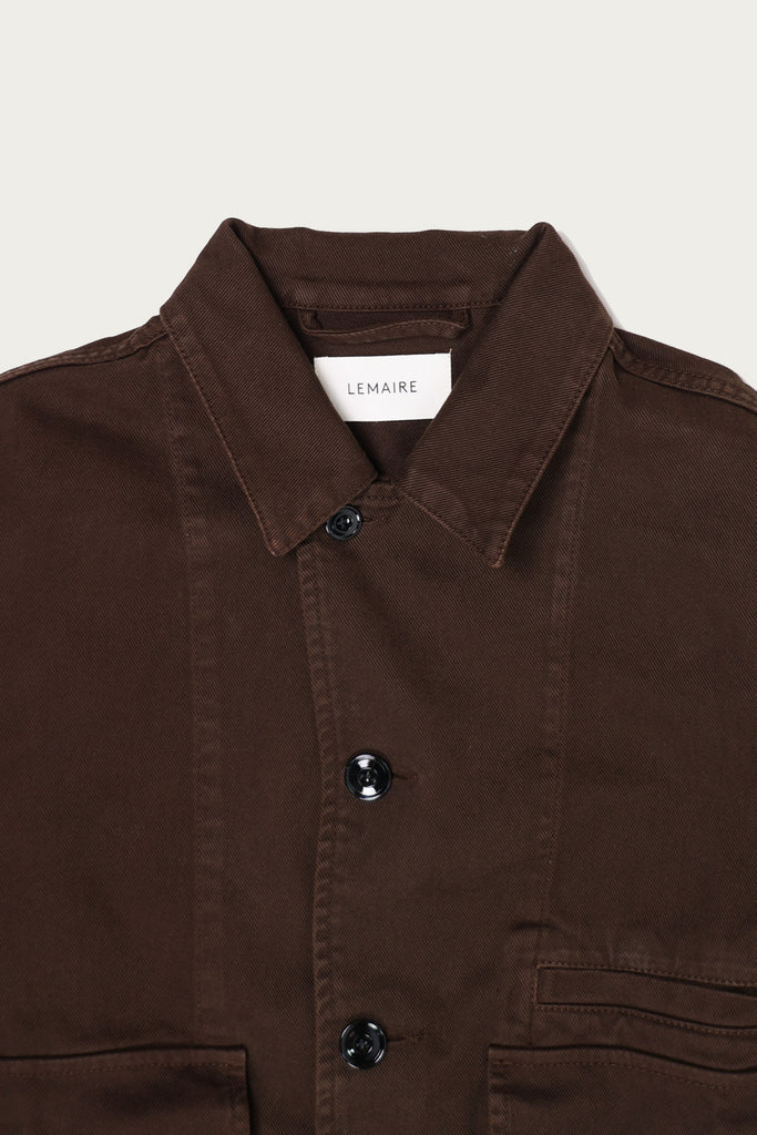 Lemaire - Boxy Jacket - Espresso - Canoe Club