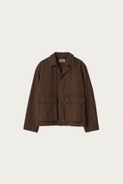 Lemaire - Boxy Jacket - Ristretto - Canoe Club