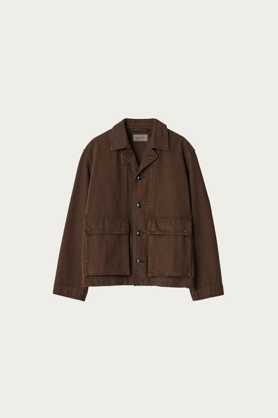 ジャケット・アウター LEMAIRE BOXY JACKET BROWN Lemaire Boxy Jacket | Ristretto | Canoe Club