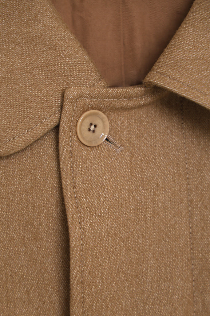 Lemaire - Boxy Overcoat - Taupe/Beige Melange - Canoe Club