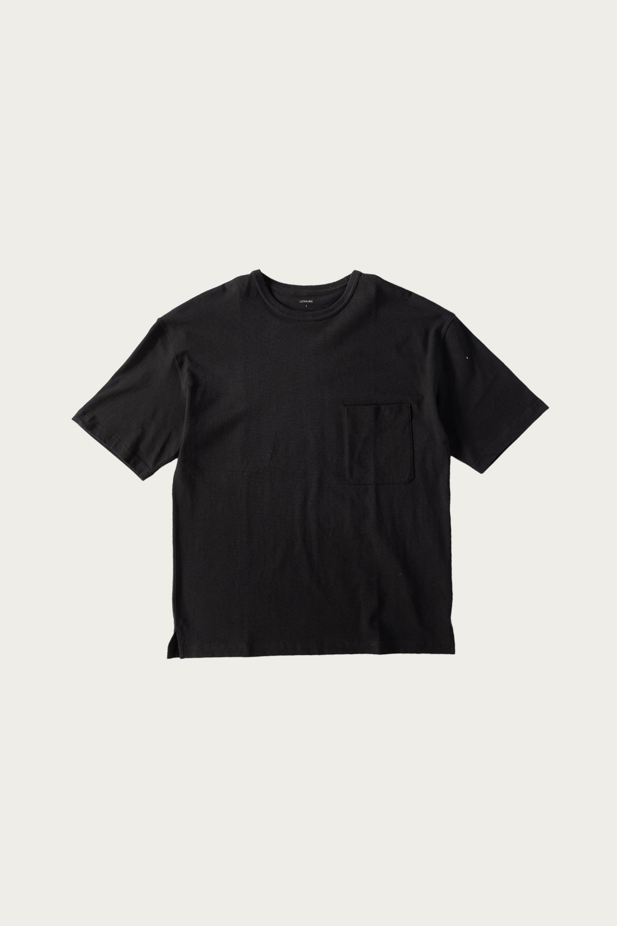 Lemaire - Boxy SS T-Shirt - Jet Black - Canoe Club