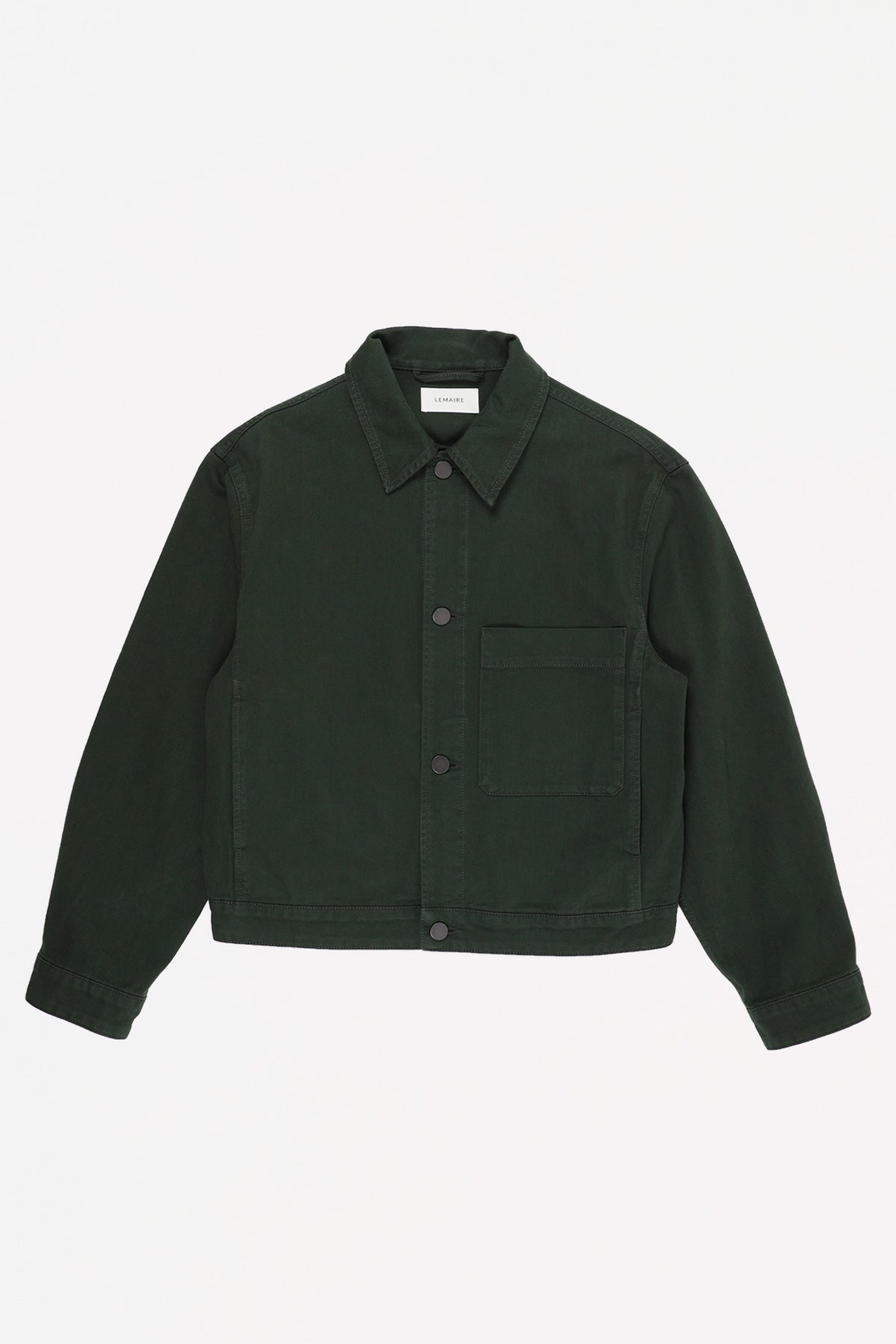 美品【LEMAIRE / ルメール】BOXY TRUCKER JACKET Lemaire Boxy Trucker Jacket | Green | Canoe Club