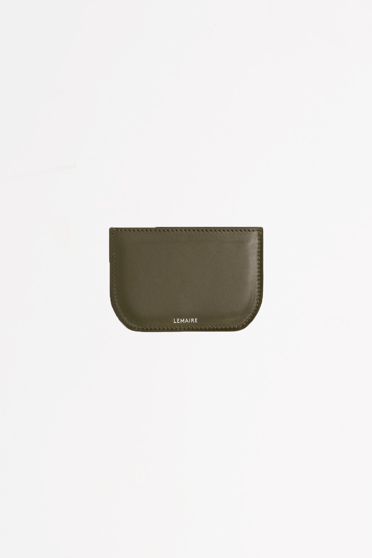 Lemaire - Calepin Card Holder - Khaki Moss - Canoe Club