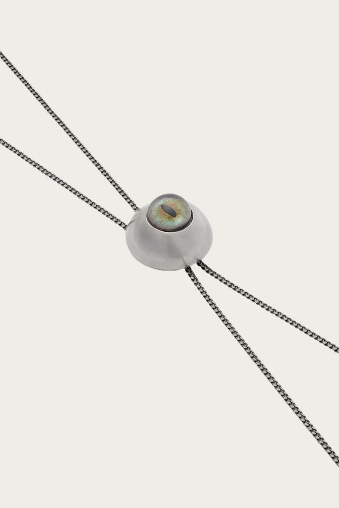 Lemaire - Cat Eye Rattle Bolo Tie - Glacier - Canoe Club