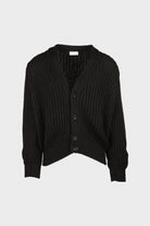Lemaire - Chunky Cardigan - Dark Espresso - Canoe Club