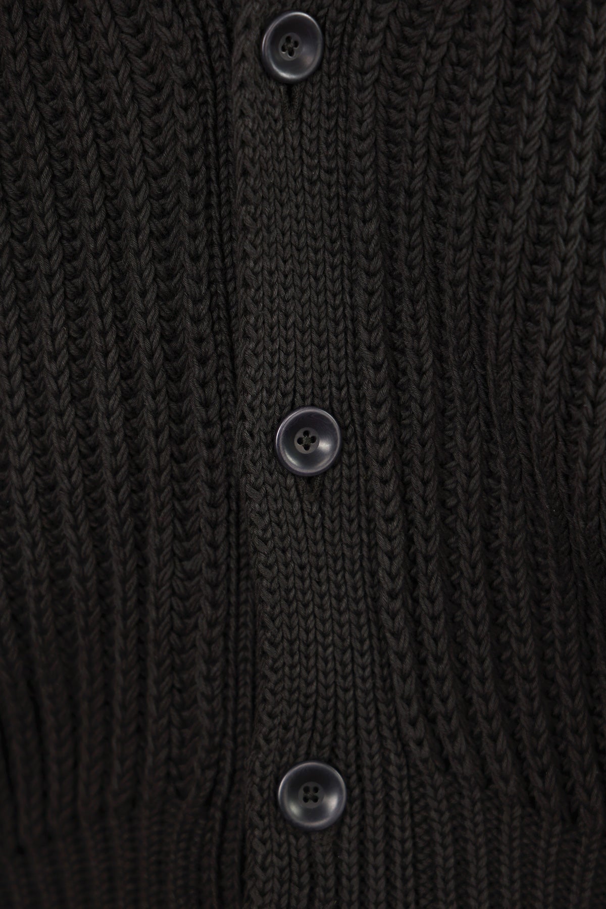Lemaire - Chunky Cardigan - Dark Espresso - Canoe Club