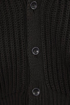 Lemaire - Chunky Cardigan - Dark Espresso - Canoe Club