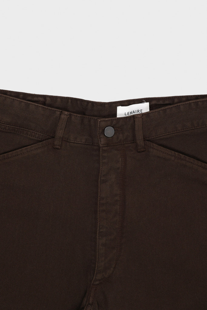 Lemaire - Curved 5 Pocket Pants - Espresso - Canoe Club