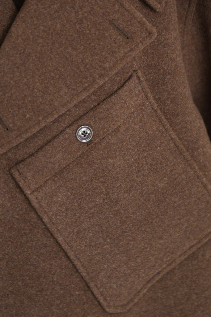 Lemaire - Dispatch Peacoat - Brown Chine - Canoe Club