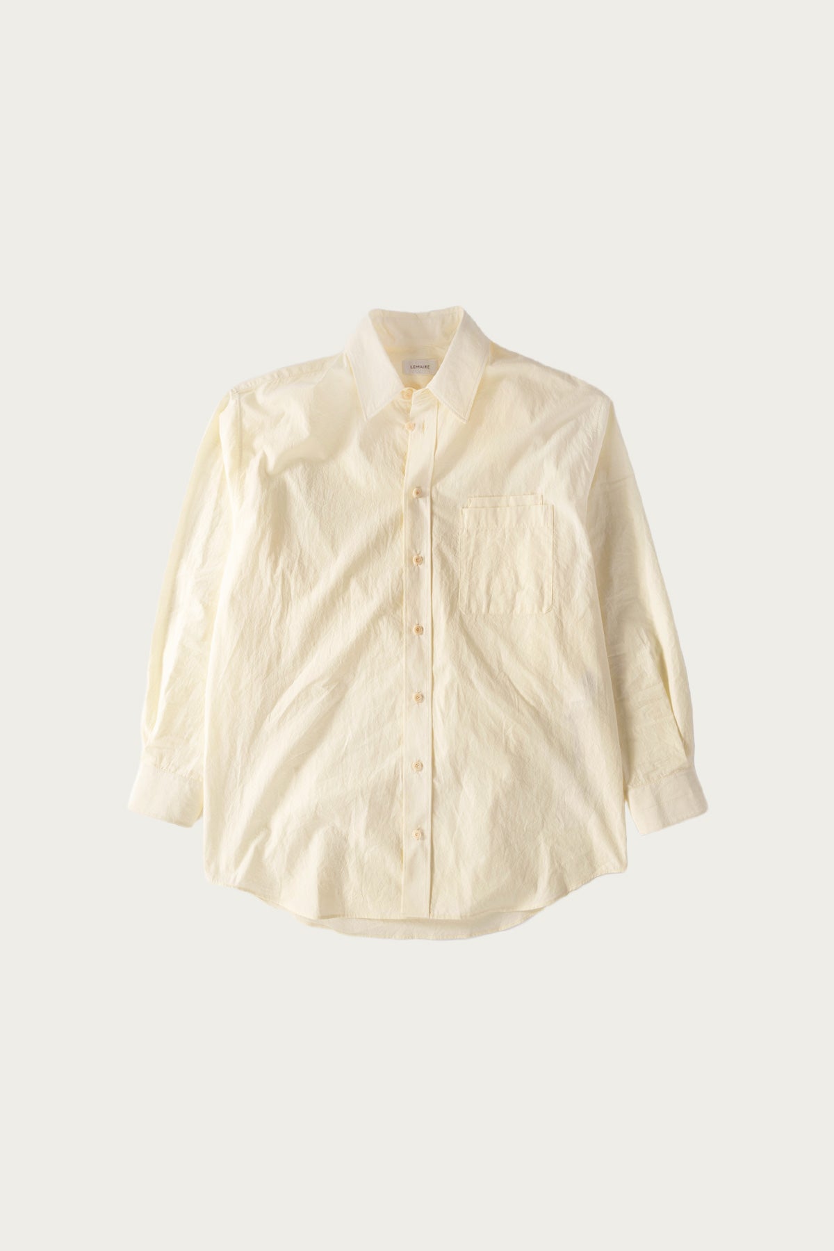 Lemaire - Double Pocket Shirt - Almond Milk - Canoe Club
