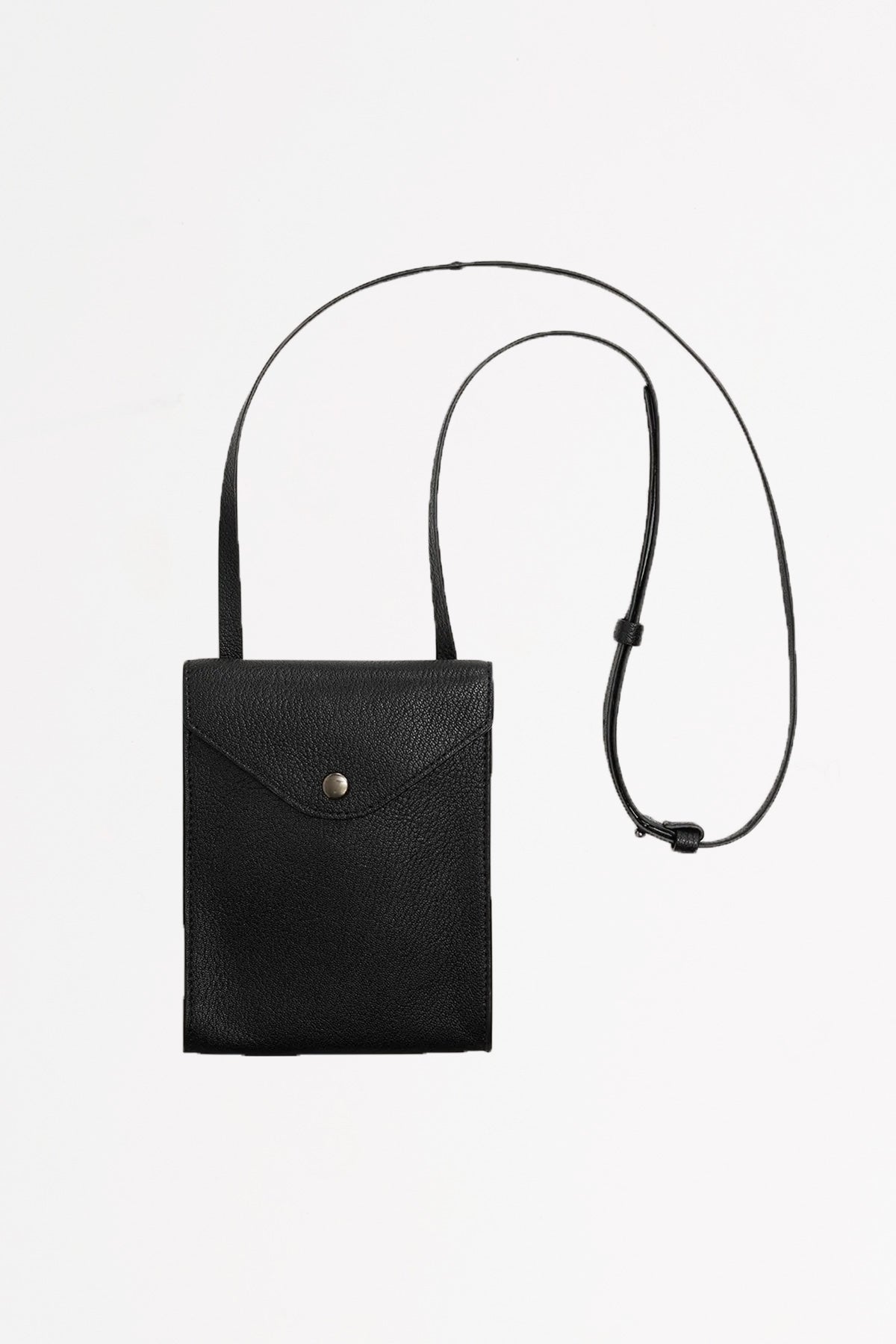 Lemaire - Enveloppe Bag with Strap - Black - Canoe Club
