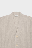 Lemaire - Felted Cardi Coat - Chalk - Canoe Club