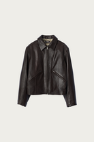 Lemaire - Leather Biker Jacket - Ganache - Canoe Club
