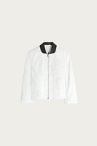 Lemaire - Leather Collar Blouson - Rice Powder - Canoe Club
