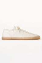 Lemaire - Linoleum Basic Laced Up Trainers - Clay White - Canoe Club