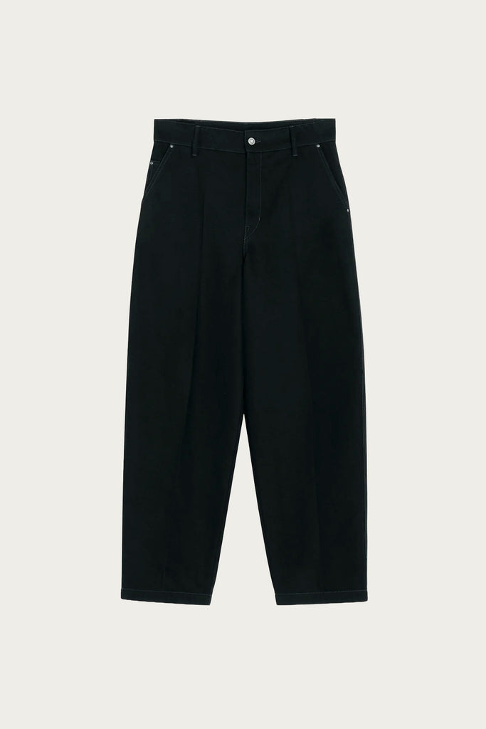Lemaire - Maxi Barrel Workwear Pants - Black - Canoe Club