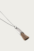 Lemaire - Personal Brush Necklace - Silver/Salt & Pepper - Canoe Club