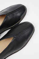 Lemaire - Piped Crepe Slippers - Black - Canoe Club