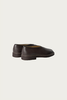 Lemaire - Piped Crepe Slippers - Dark Brown - Canoe Club