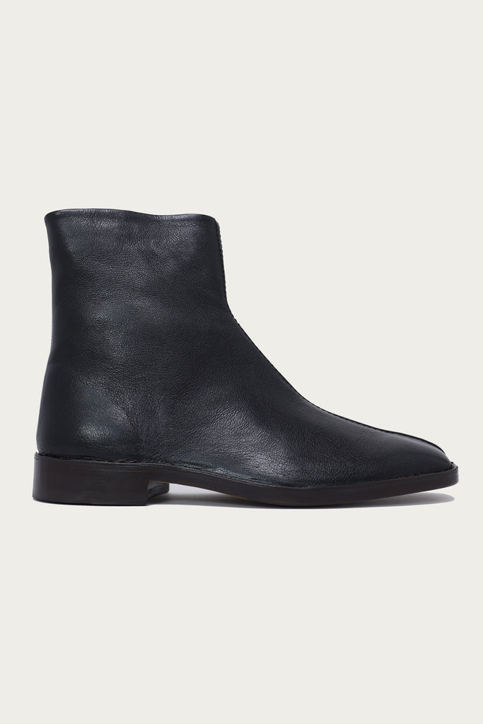 Lemaire - Piped Zipped Boots - Black - Canoe Club