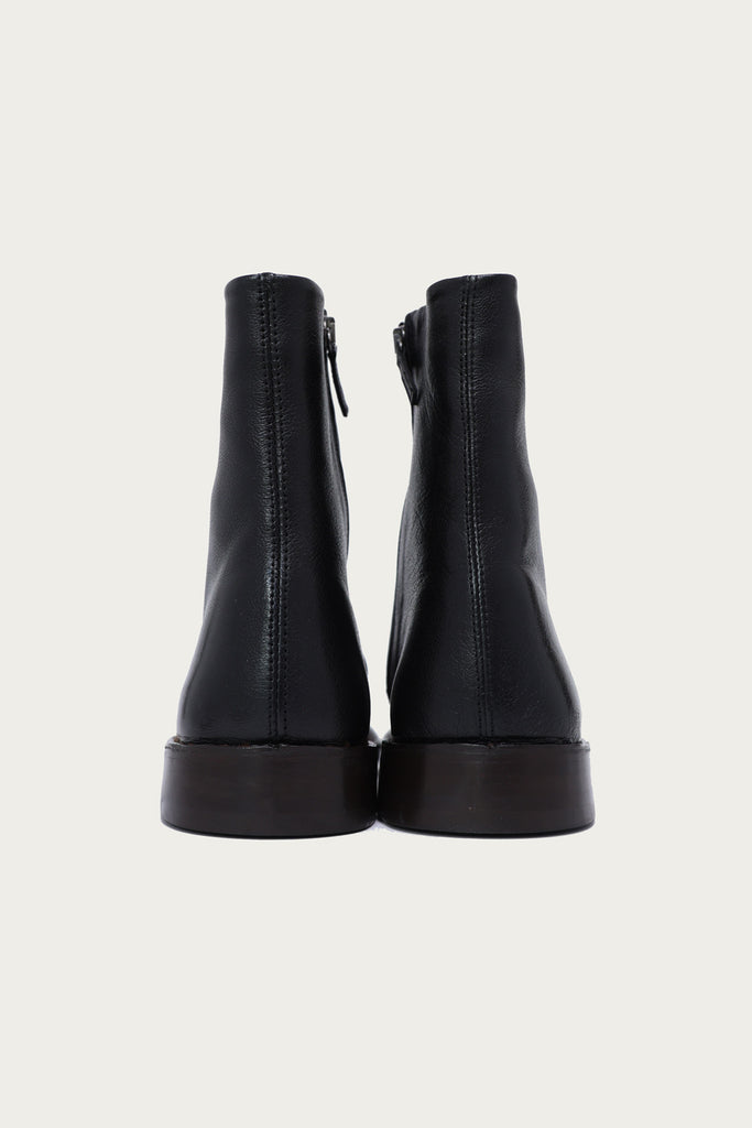 Lemaire - Piped Zipped Boots - Black - Canoe Club